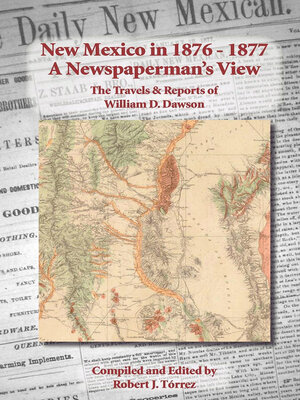 cover image of New Mexico in 1876-1877: a Newspaperman's View: the Travels & Reports of William D. Dawson